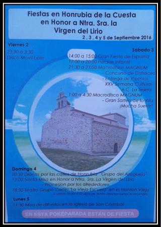 Imagen Cartel Fiestas Septiembre de 2016 - POESIA V. LIRIO