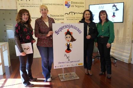 Imagen Las Supersegovianas adquieren todo el protagonismo en la campaña de la Diputación para el 8M, que apuesta por que las mujeres de la provincia sean lo que quieran ser